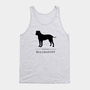 Bullmastiff Black Silhouette Tank Top